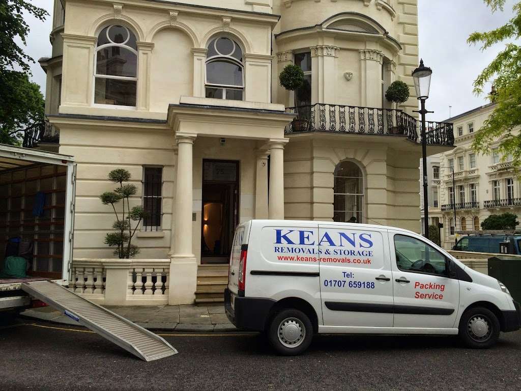 Keans Removals & Storage Ltd | Southern Cross Commercial Centre, Swanland Road, Brookmans Park, Hatfield AL9 7TS, UK | Phone: 01707 659188