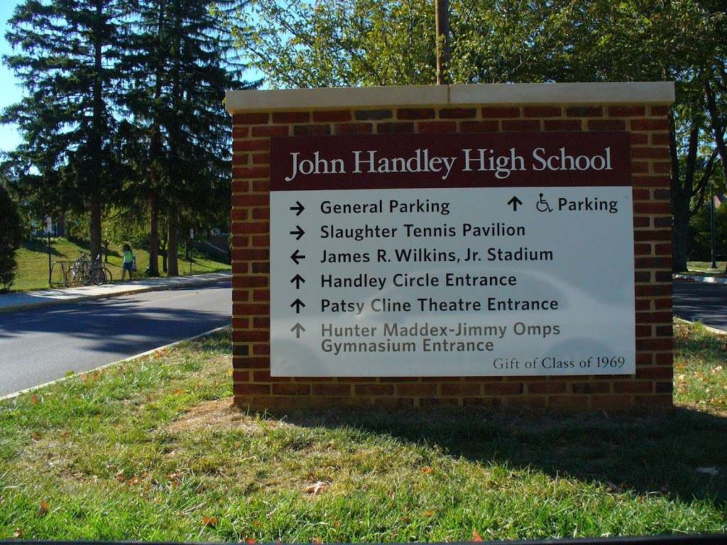 John Handley High School | 425 Handley Blvd, Winchester, VA 22601, USA | Phone: (540) 662-3471