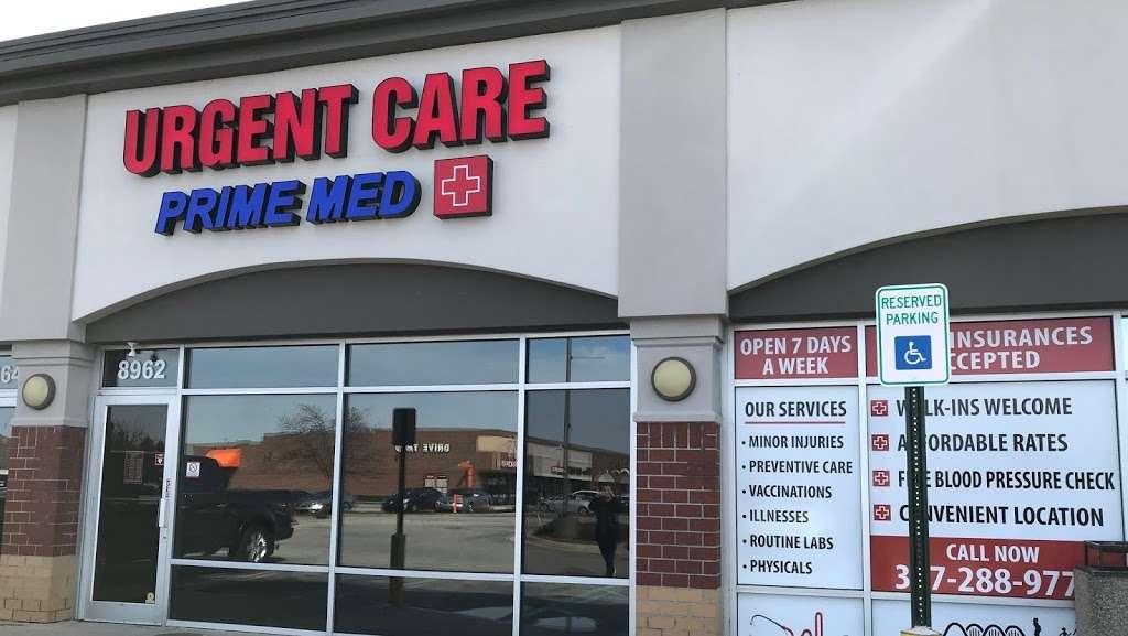 Prime Med Urgent Center | 8962 E 96th St, Fishers, IN 46037, USA | Phone: (317) 288-9777