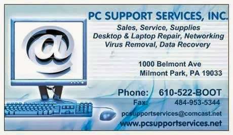 PC Support Services, Inc. | 1000 Belmont Ave, Folsom, PA 19033 | Phone: (610) 522-2668