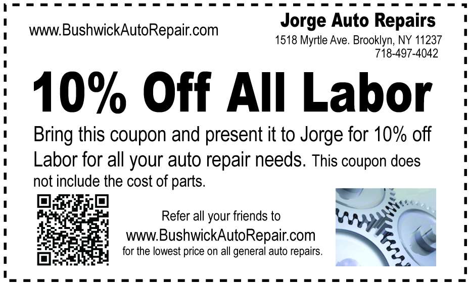 Jorge Auto Repair | 1518 Myrtle Ave, Brooklyn, NY 11237, USA | Phone: (718) 497-4042