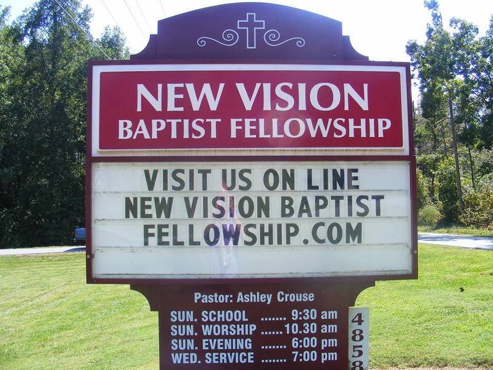 New Vision Baptist Fellowship | 4858 Grace Chapel Rd, Granite Falls, NC 28630 | Phone: (828) 396-4149