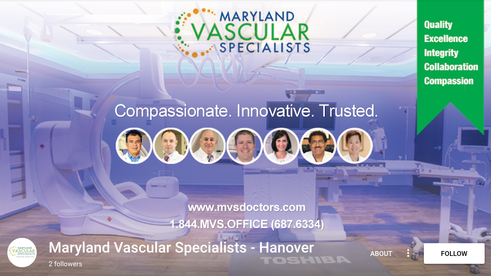 Maryland Vascular Specialists - Hanover | 250 Fame Ave Suite 204, Hanover, PA 17331, USA | Phone: (717) 316-0900