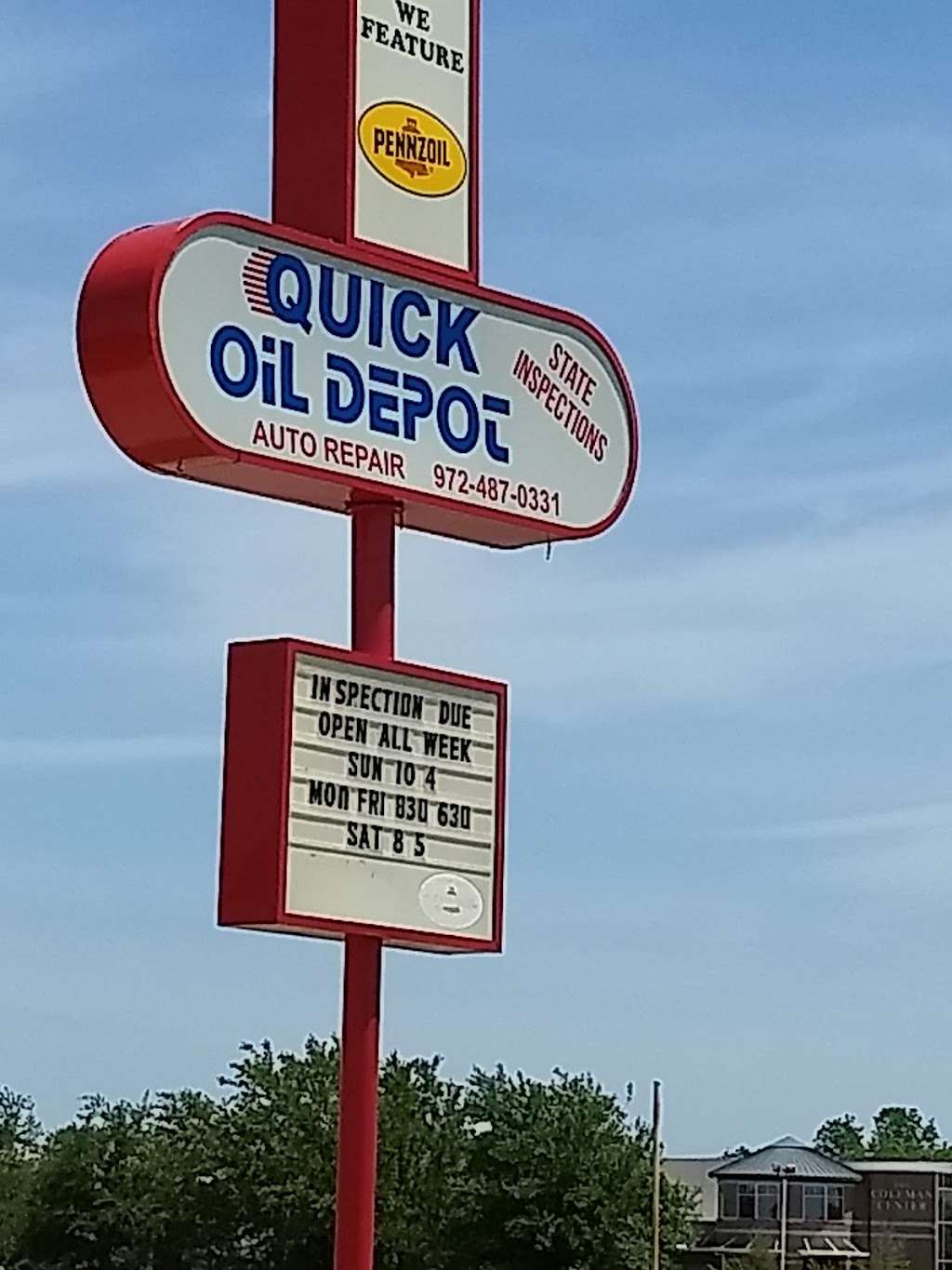 Quick Oil Depot | 1109 Lavon Dr, Garland, TX 75040, USA | Phone: (972) 487-0331