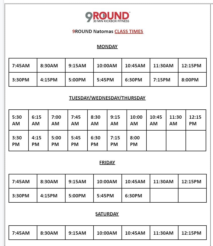 9Round Fitness | 4730 Natomas Blvd Unit #130, Sacramento, CA 95835, USA | Phone: (916) 900-4698