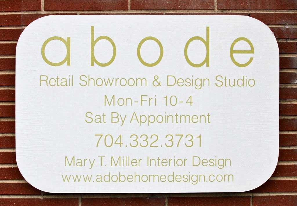 Abode Home & Mary Miller Design | 1530 East Blvd, Charlotte, NC 28203, USA | Phone: (704) 332-3731