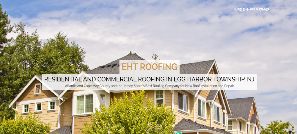 EHT Roofing | 1, 4035 Ocean Heights Ave, Egg Harbor Township, NJ 08234, USA | Phone: (609) 365-7663