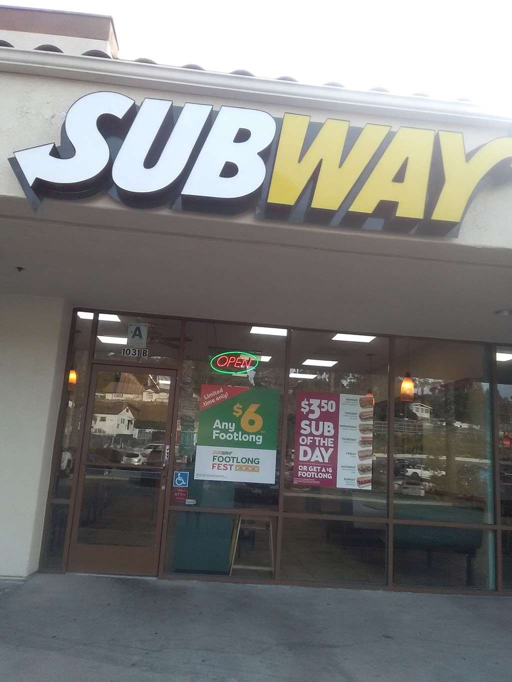 Subway | 1031 S Santa Fe Ave, Vista, CA 92083, USA | Phone: (760) 726-2913