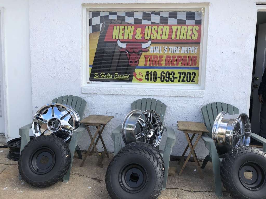 Bulls Tire Depot | 2400 Mountain Rd, Pasadena, MD 21122, USA | Phone: (410) 693-7202