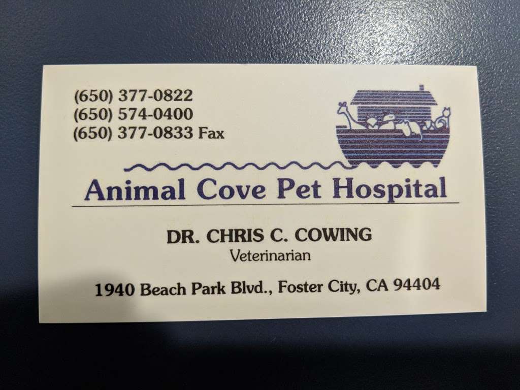 Animal Cove Pet Hospital | 1940 Beach Park Blvd, Foster City, CA 94404, USA | Phone: (650) 377-0822