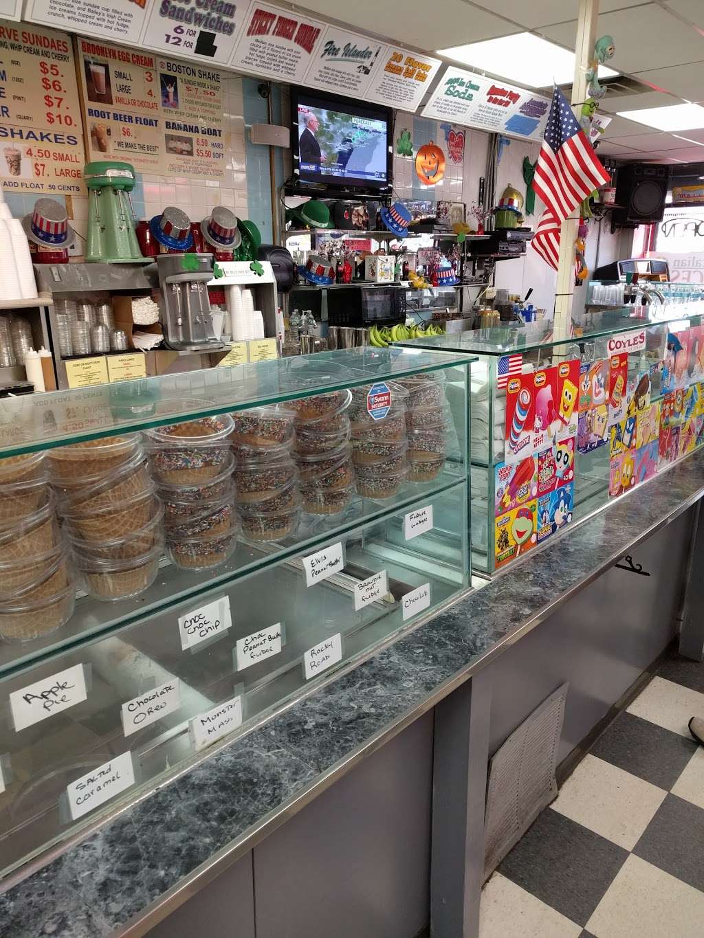 Coyles Homemade Ice Cream | 75 Howells Rd, Bay Shore, NY 11706, USA | Phone: (631) 666-2229