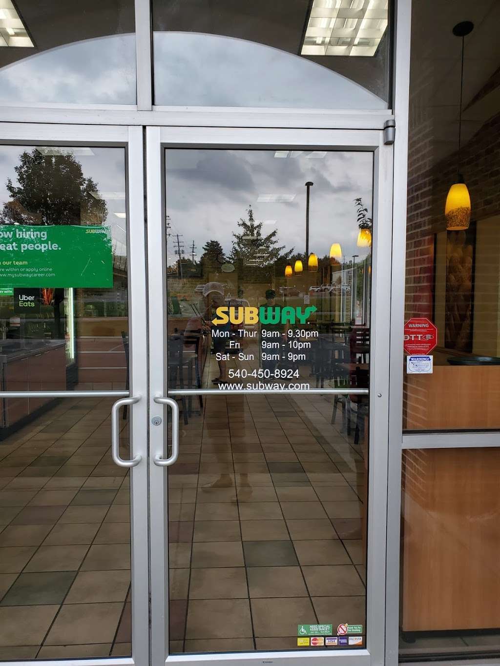 Subway | 220 Kernstown Commons Blvd, Winchester, VA 22602, USA | Phone: (540) 450-8924