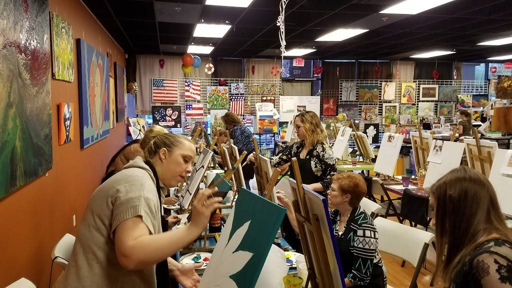 SunDust Gallery Paint & Pottery Party Studio | 183 E Williams Field Rd #109, Gilbert, AZ 85295, USA | Phone: (480) 464-6077