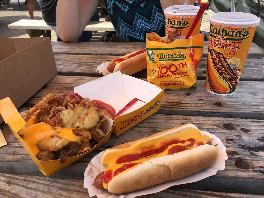 Nathans Famous | 1205 Riegelmann Boardwalk, Brooklyn, NY 11224 | Phone: (718) 975-1905