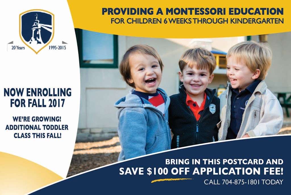 Christian Montessori School | 14101 Stumptown Rd, Huntersville, NC 28078, USA | Phone: (704) 875-1801