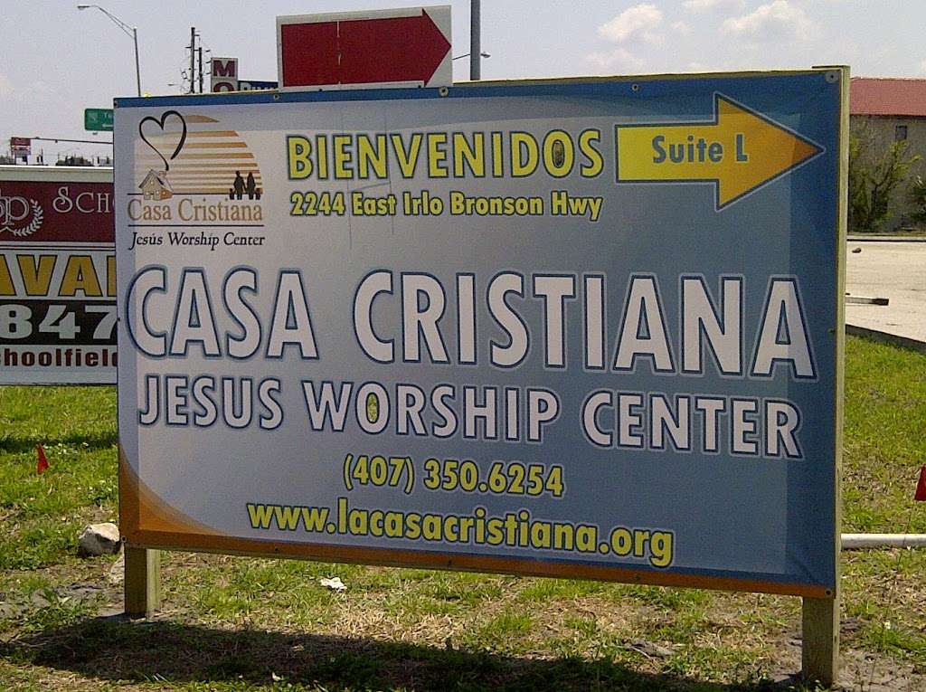 Casa Cristiana Jesus Worship Center | 2244 E Irlo Bronson Memorial Hwy, Kissimmee, FL 34744, USA | Phone: (407) 574-4727
