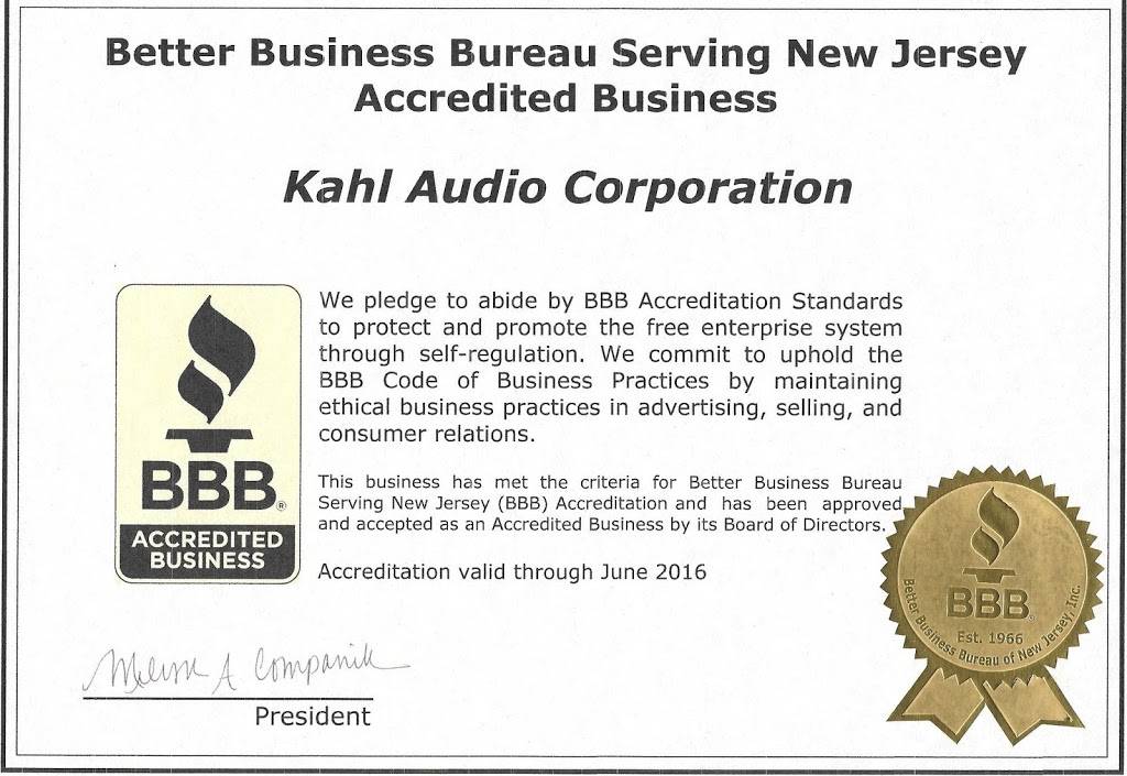 Kahl Audio | 148 Veterans Dr Suite D, Northvale, NJ 07647, USA | Phone: (201) 564-7055