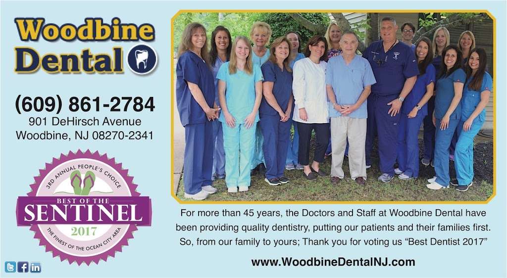 Woodbine Dental PA | 901 Dehirsch Ave, Woodbine, NJ 08270, USA | Phone: (609) 861-2784