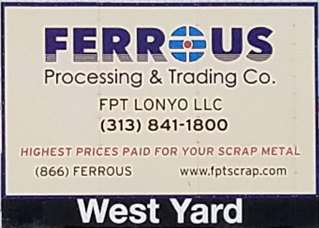 Ferrous Processing & Trading Lonyo | 3100 Lonyo St, Detroit, MI 48209, USA | Phone: (313) 841-1800
