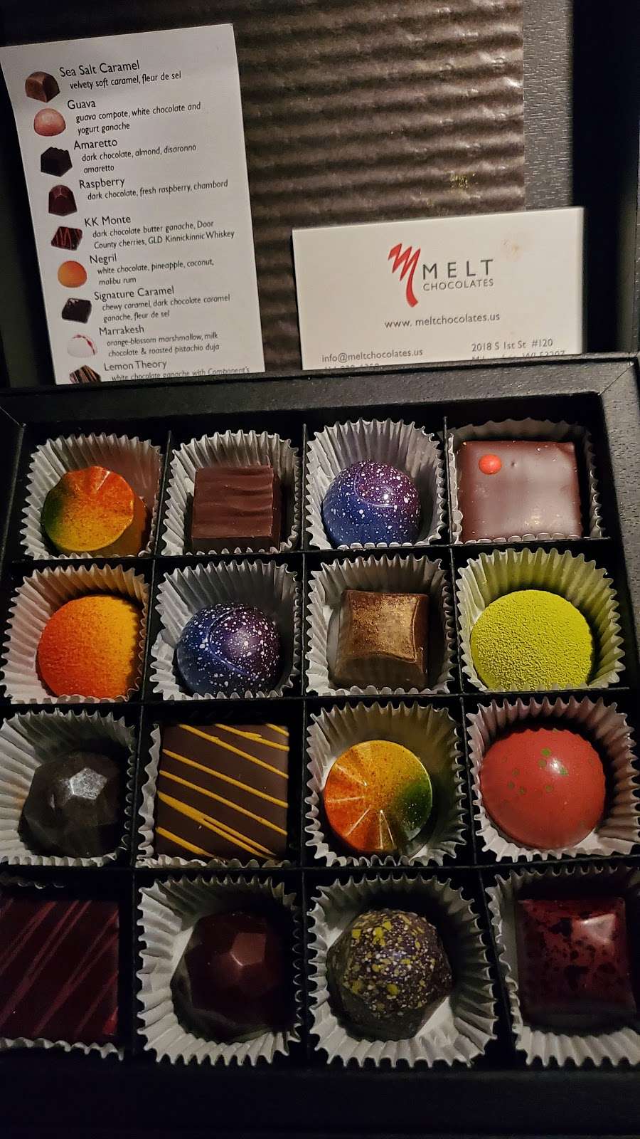 Melt Chocolates | 2018 S 1st St Suite 120, Milwaukee, WI 53207, USA | Phone: (414) 939-6358