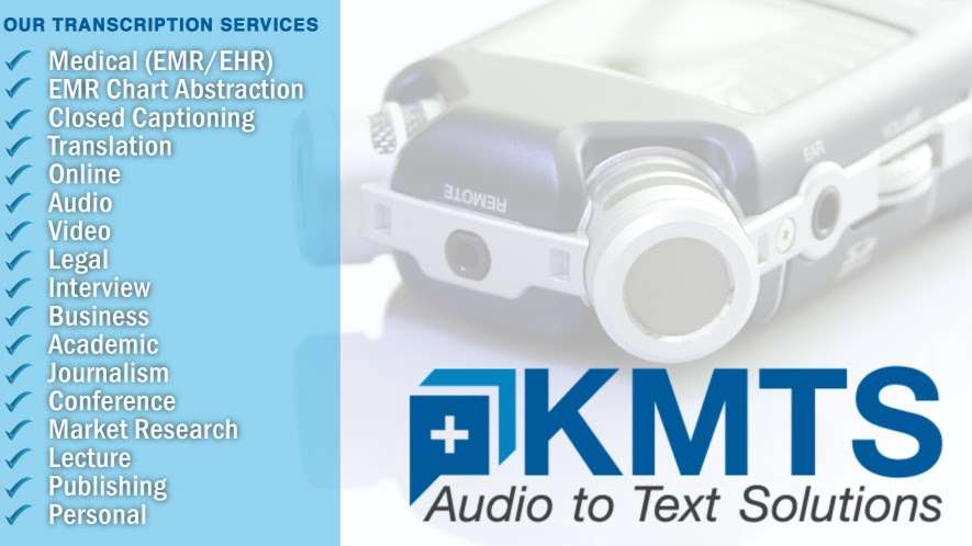 Kristin Muller Transcription Services (KMTS) | 1705 Manzanita Ln, Manhattan Beach, CA 90266, USA | Phone: (310) 545-0982