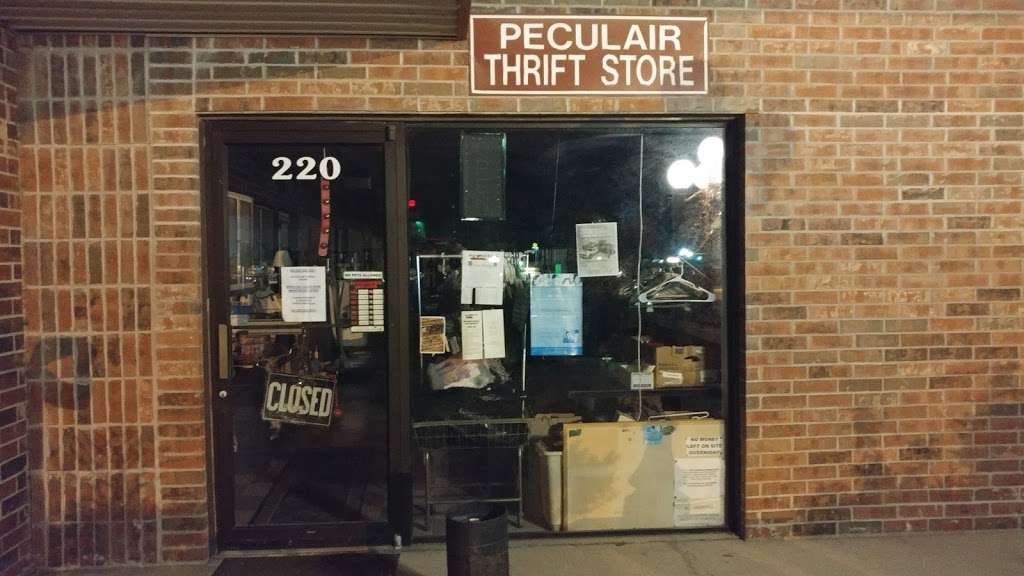 Peculiar Thrift Shop | 220 S State Route C, Peculiar, MO 64078 | Phone: (816) 758-4189