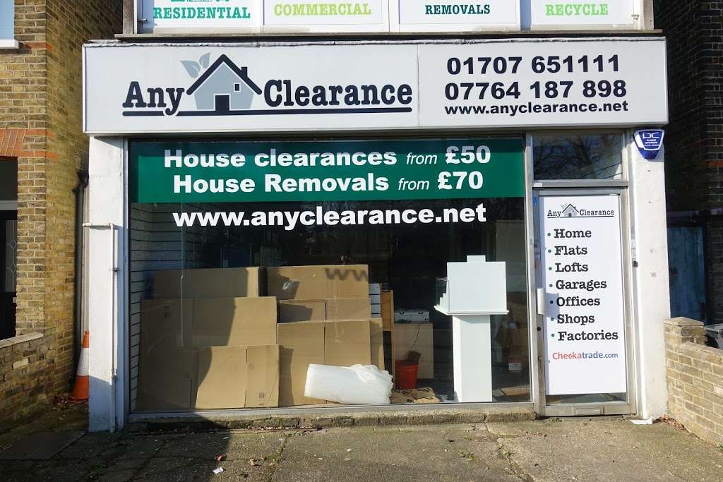 Any Clearance | 6 Hatfield Rd, Potters Bar EN6 1HP, UK | Phone: 07764 187898