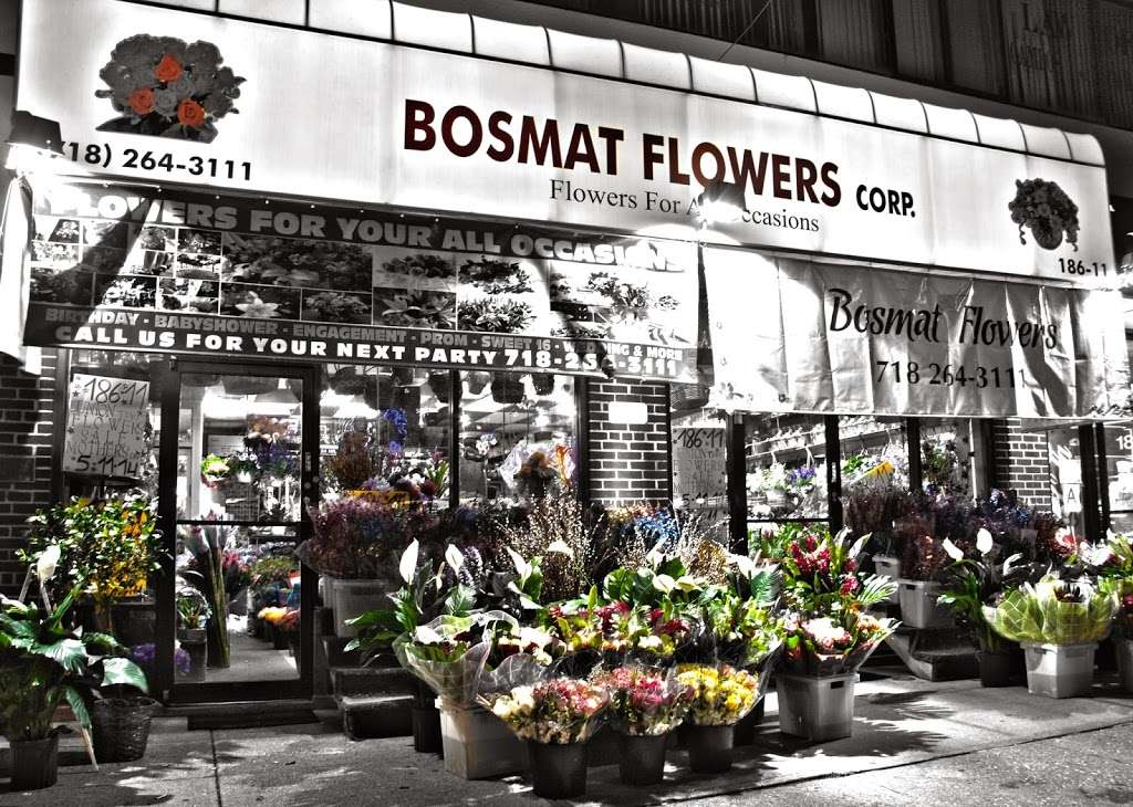 Bosmat Flowers | 186-11 Union Tpke, Fresh Meadows, NY 11366, USA | Phone: (718) 264-3111