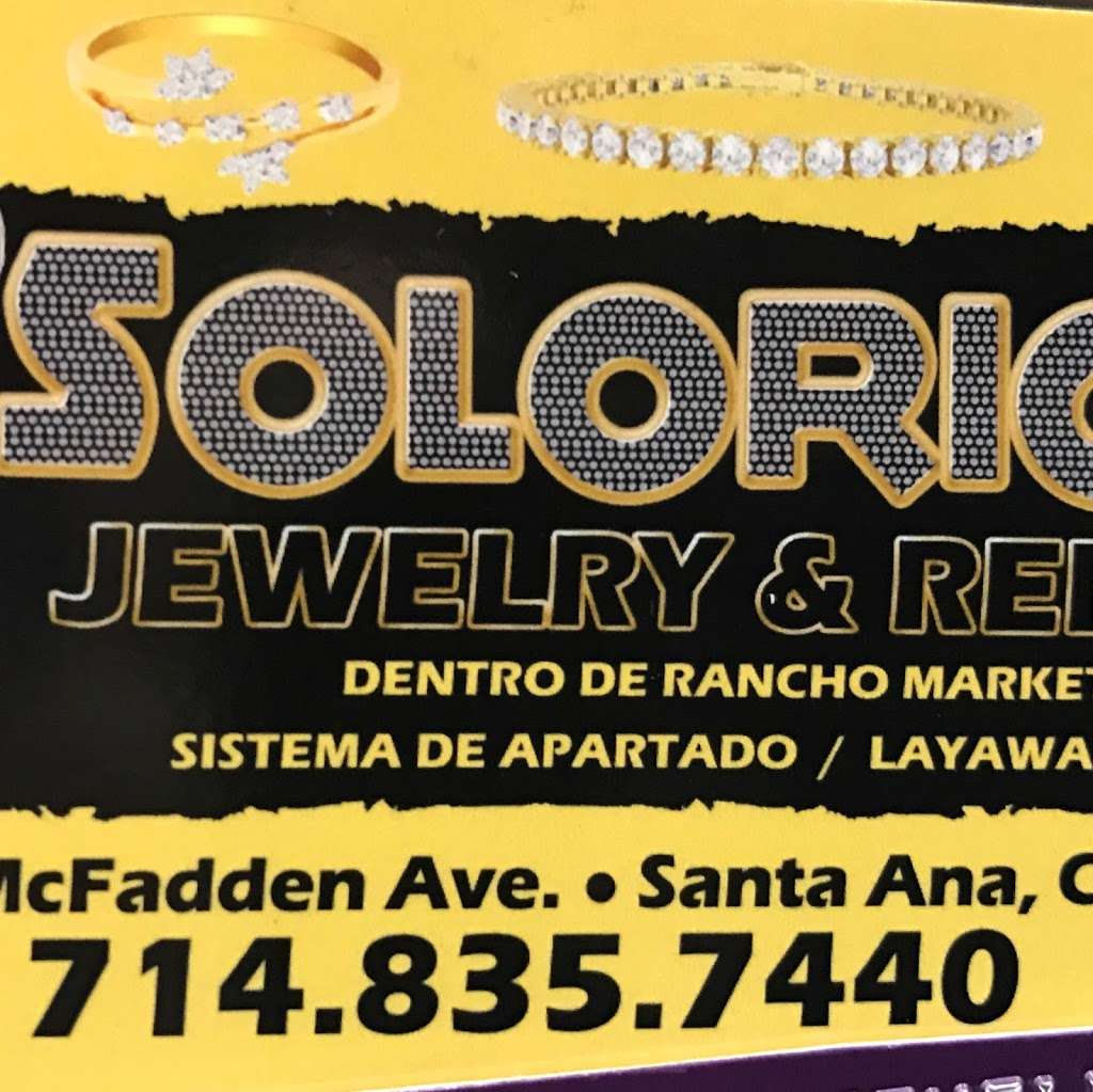 Solorios jewelry repair | 2521 W McFadden Ave, Santa Ana, CA 92704, USA | Phone: (714) 835-7440