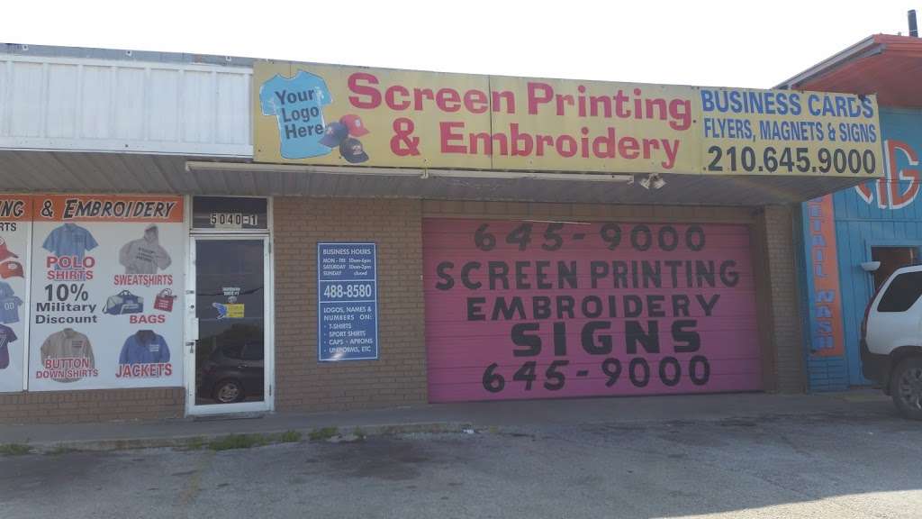 SA Screen Printing and Embroidery | 5040 W Military Dr #1, San Antonio, TX 78242, USA | Phone: (210) 645-9000