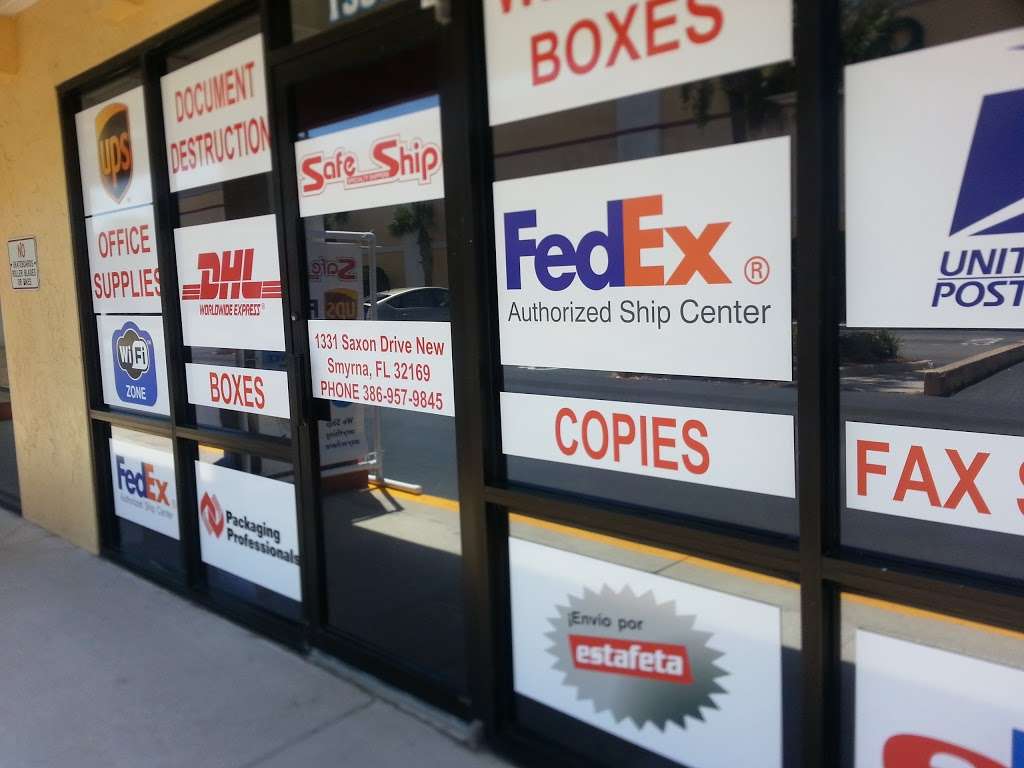 Safe Ship - New Smyrna Beach | 1331 Saxon Dr, New Smyrna Beach, FL 32169, USA | Phone: (386) 957-9845