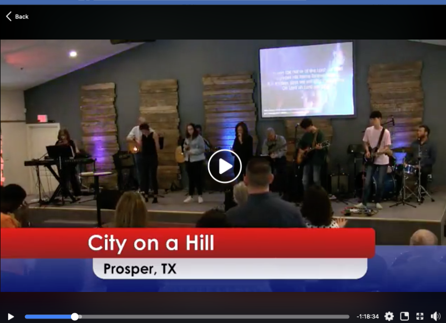 City On A Hill Prosper | 1100 E Frontier Pkwy, Prosper, TX 75078, USA | Phone: (972) 347-3700