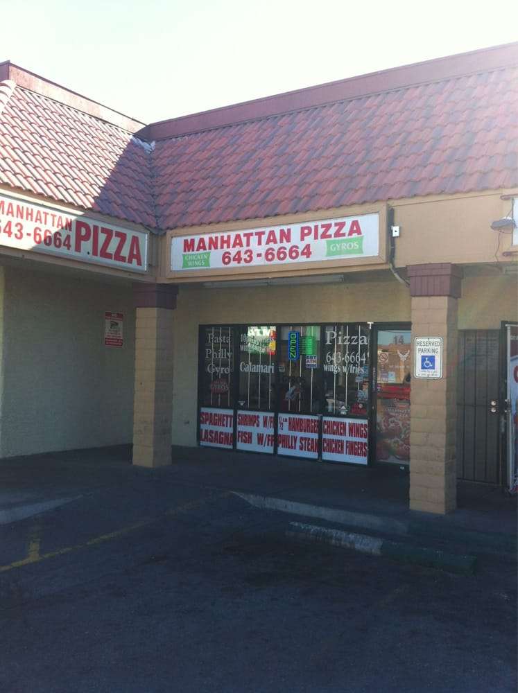 Manhattan Pizza II | 4955 E Craig Rd #14, Las Vegas, NV 89115, USA | Phone: (702) 643-6664