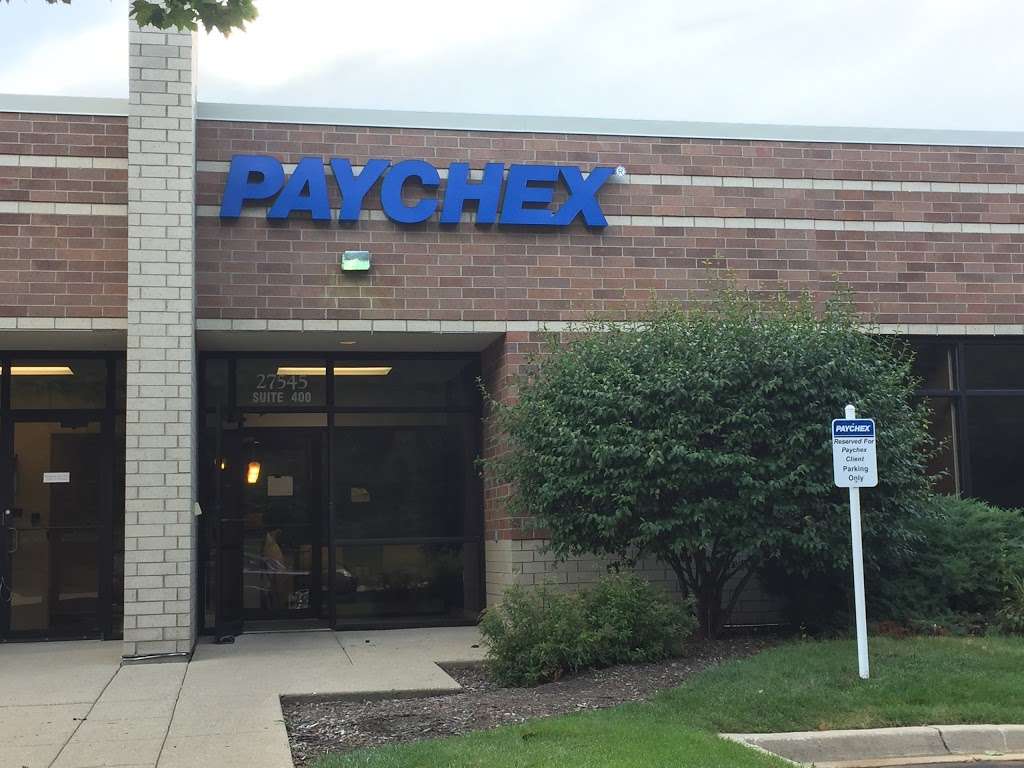 Paychex | 27545 Diehl Rd #400, Warrenville, IL 60555 | Phone: (630) 505-0400