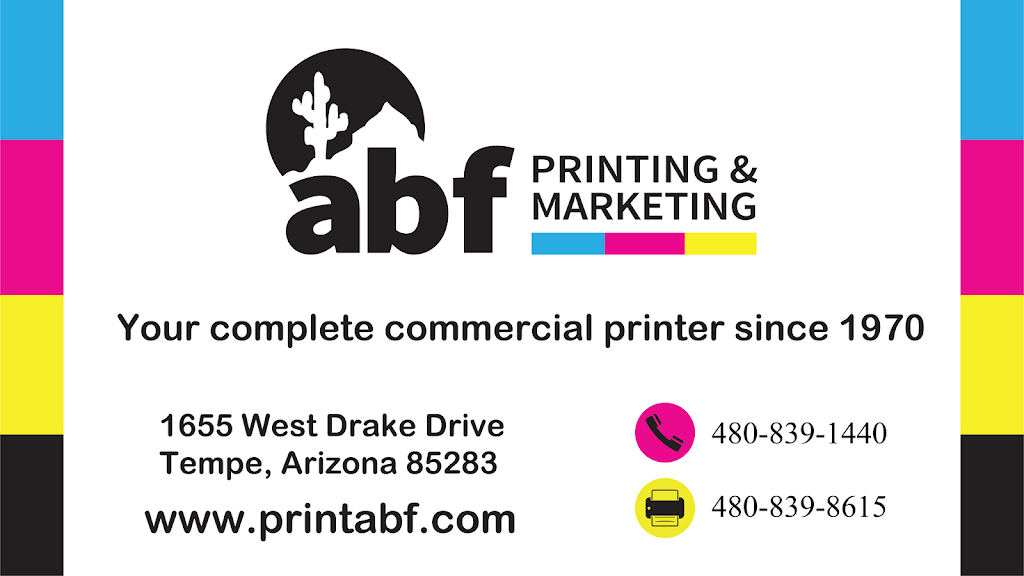 ABF Printing & Marketing | 7248 S Harl Ave #104, Tempe, AZ 85283, USA | Phone: (480) 839-1440