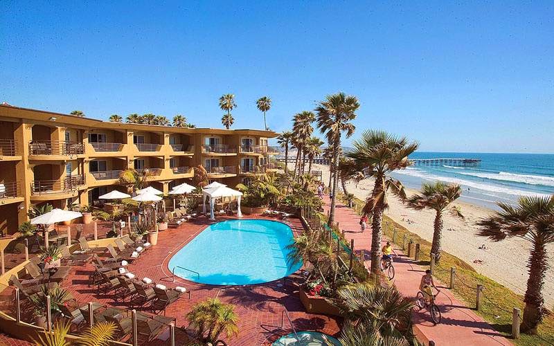 Pacific Terrace Hotel | 610 Diamond St, San Diego, CA 92109 | Phone: (858) 581-3500