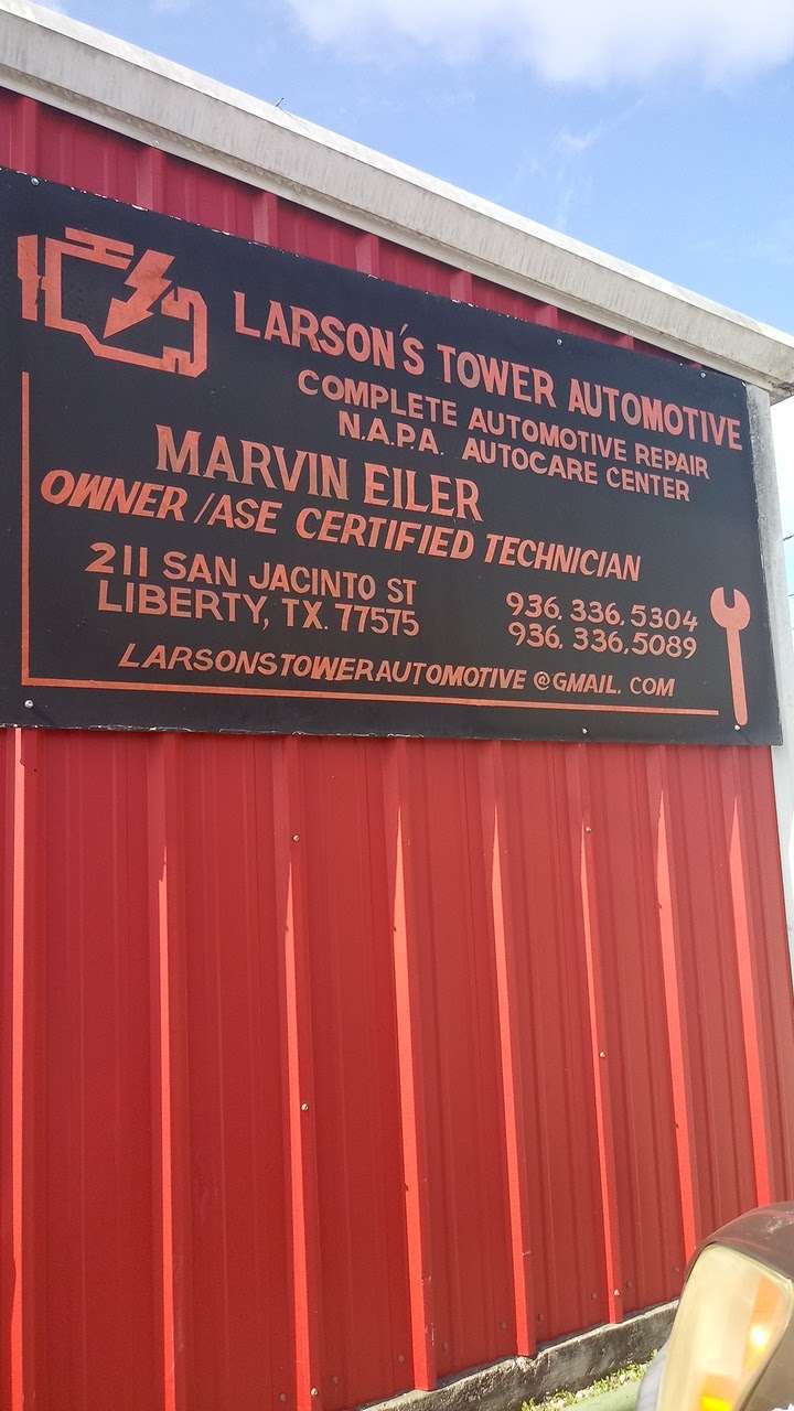 Larsons Tower Automotive | 211 San Jacinto St, Liberty, TX 77575, USA | Phone: (936) 336-5304