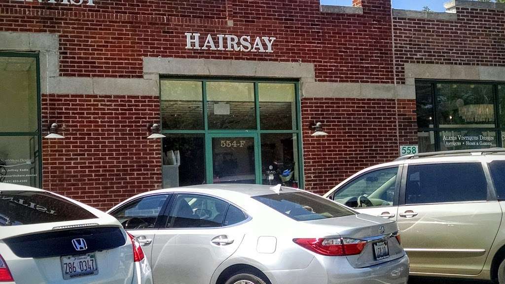 Hairsay | 554 Green Bay Rd F, Kenilworth, IL 60043, USA | Phone: (847) 853-0022