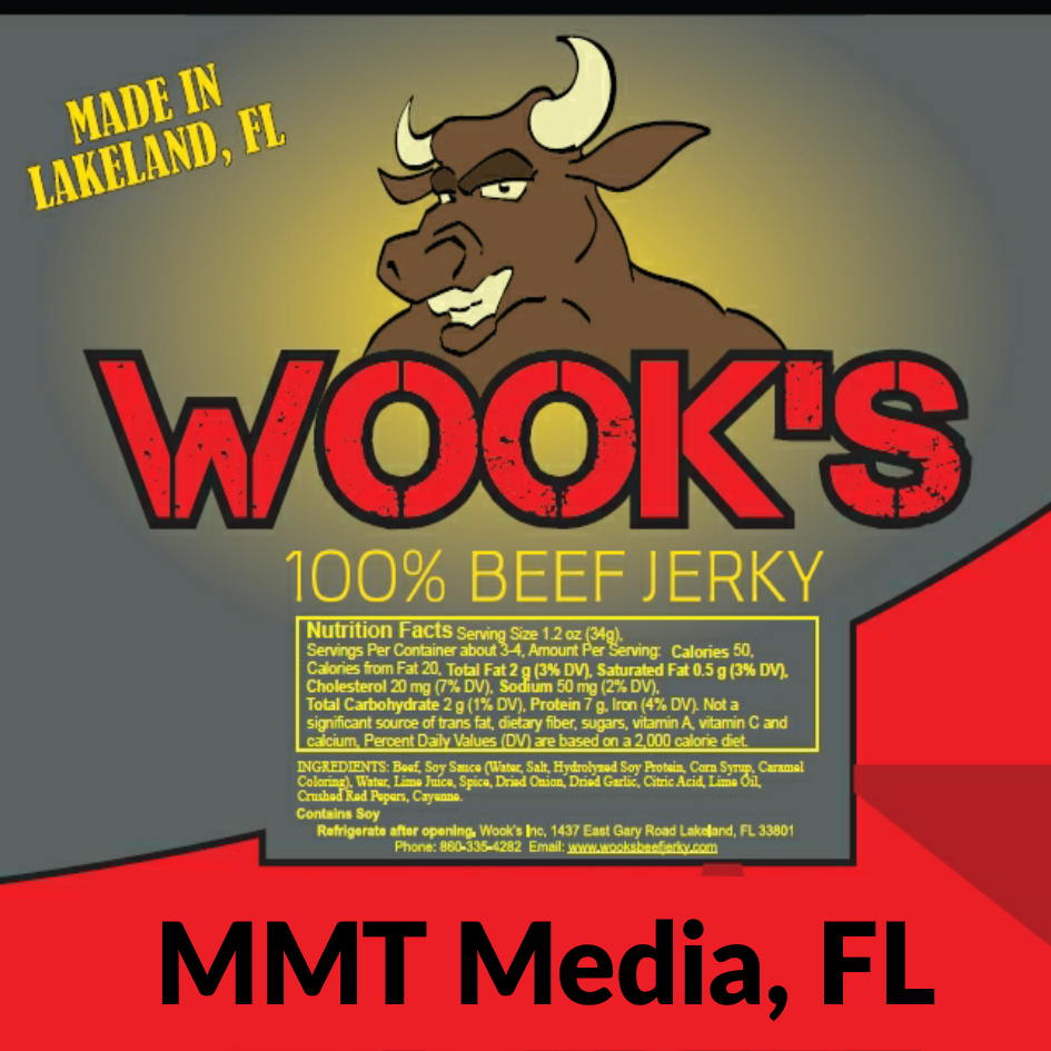 Wooks Beef Jerky | 1437 E Gary Rd, Lakeland, FL 33801, USA | Phone: (888) 336-3334