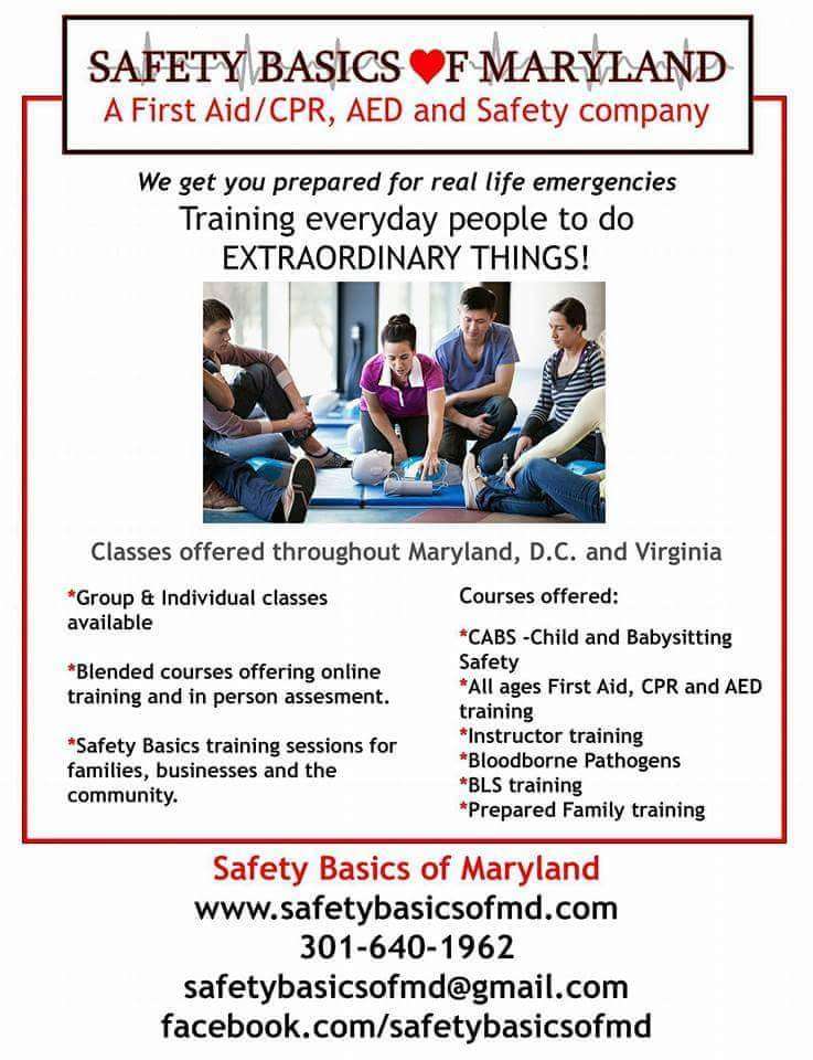 Safety Basics of Maryland | 2 Honey Brook Ln, Gaithersburg, MD 20878 | Phone: (301) 640-1962