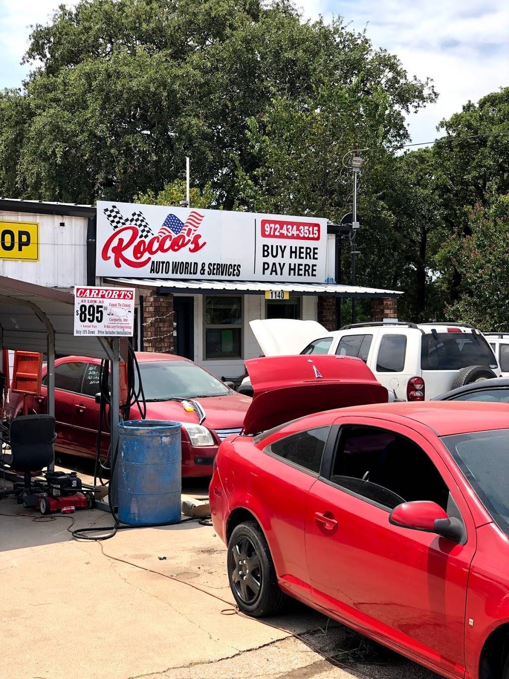 Roccos Auto World | 1140 TX-121 BUS, Lewisville, TX 75057, USA | Phone: (972) 434-3515