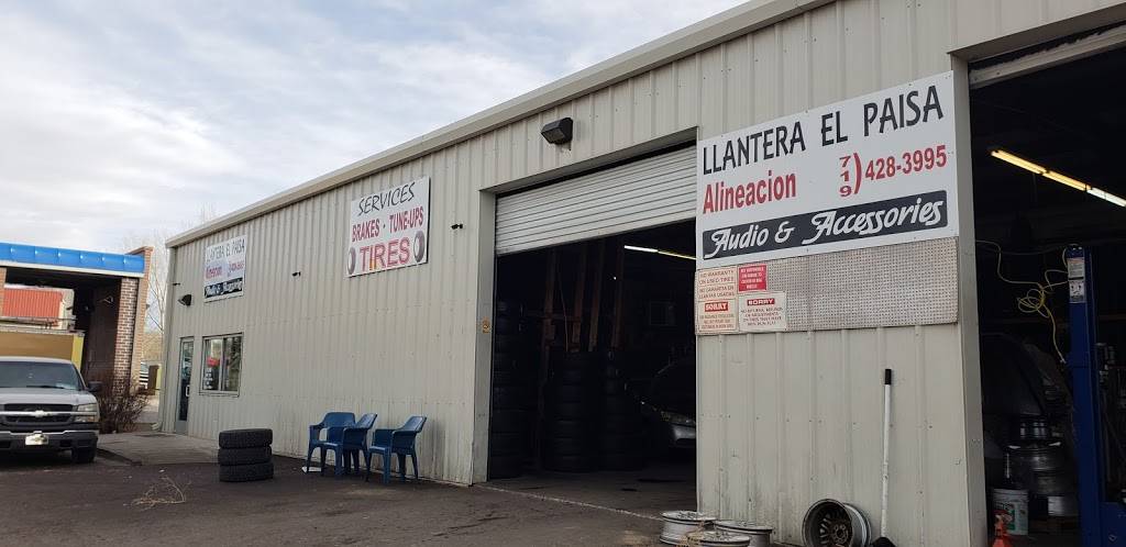 Llantera El Paisa | 3733 E Pikes Peak Ave, Colorado Springs, CO 80909, USA | Phone: (719) 418-6853