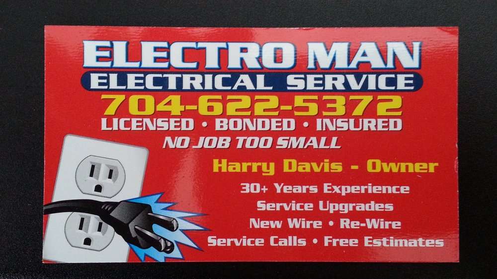 Electro-Man Electrical | 276 River Loop Rd, Belmont, NC 28012, USA | Phone: (704) 622-5372