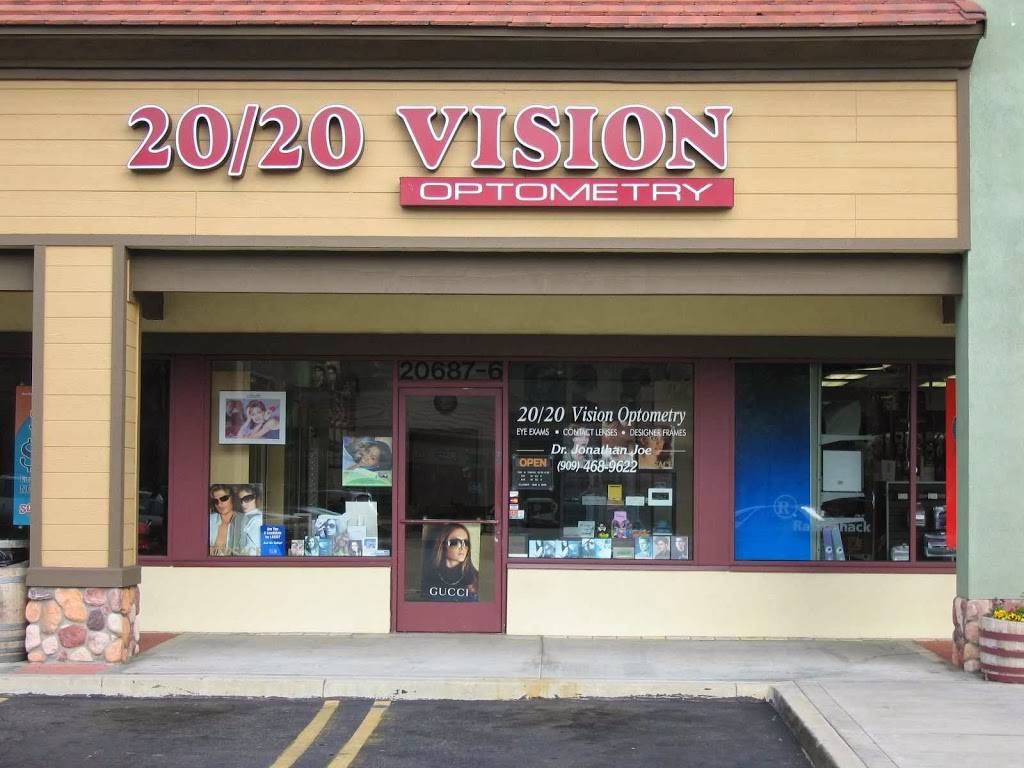 20/20 Vision Optometry | 20687 Amar Rd #6, Walnut, CA 91789 | Phone: (909) 468-9622