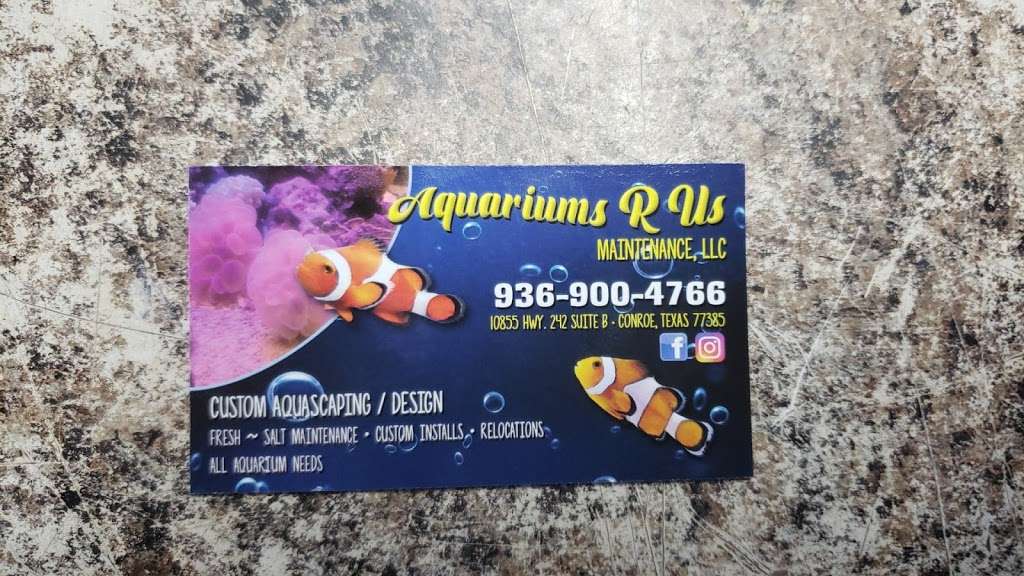 Aquariums R Us Maintenance | 10855 TX-242 Suite B, Conroe, TX 77385, USA | Phone: (936) 900-4766