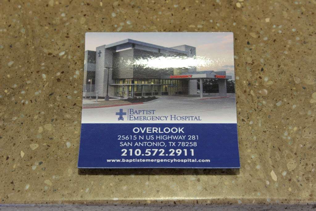 Baptist Emergency Hospital - Overlook | 25615 US-281, San Antonio, TX 78258, USA | Phone: (210) 572-2911