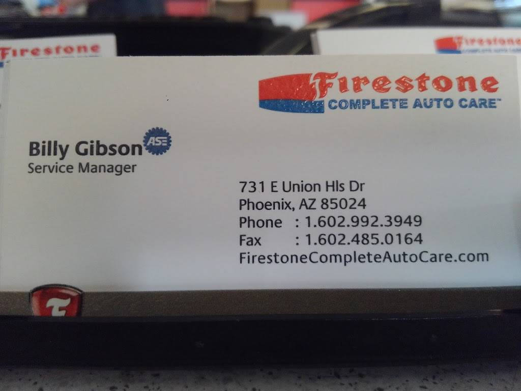Firestone Complete Auto Care | 731 E Union Hills Dr, Phoenix, AZ 85024, USA | Phone: (602) 761-7999