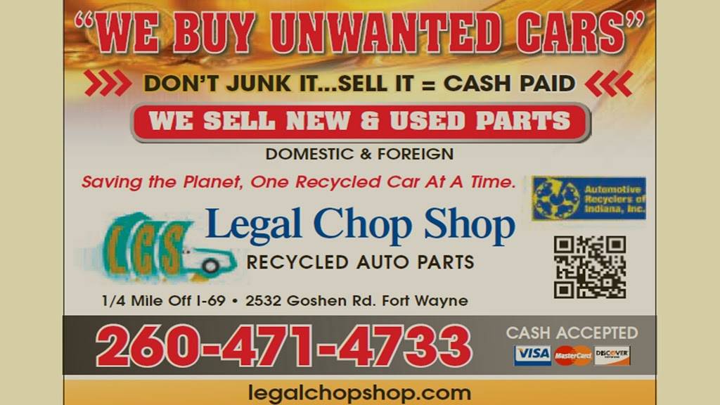 Legal Chop Shop | 2532 Goshen Rd, Fort Wayne, IN 46808, USA | Phone: (260) 471-4733