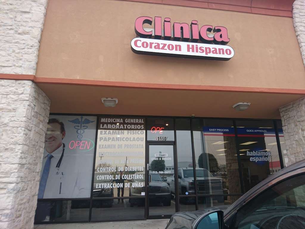 Clinica Corazon Hispano | 11550 Gulf Fwy, Houston, TX 77034, USA | Phone: (713) 944-0477