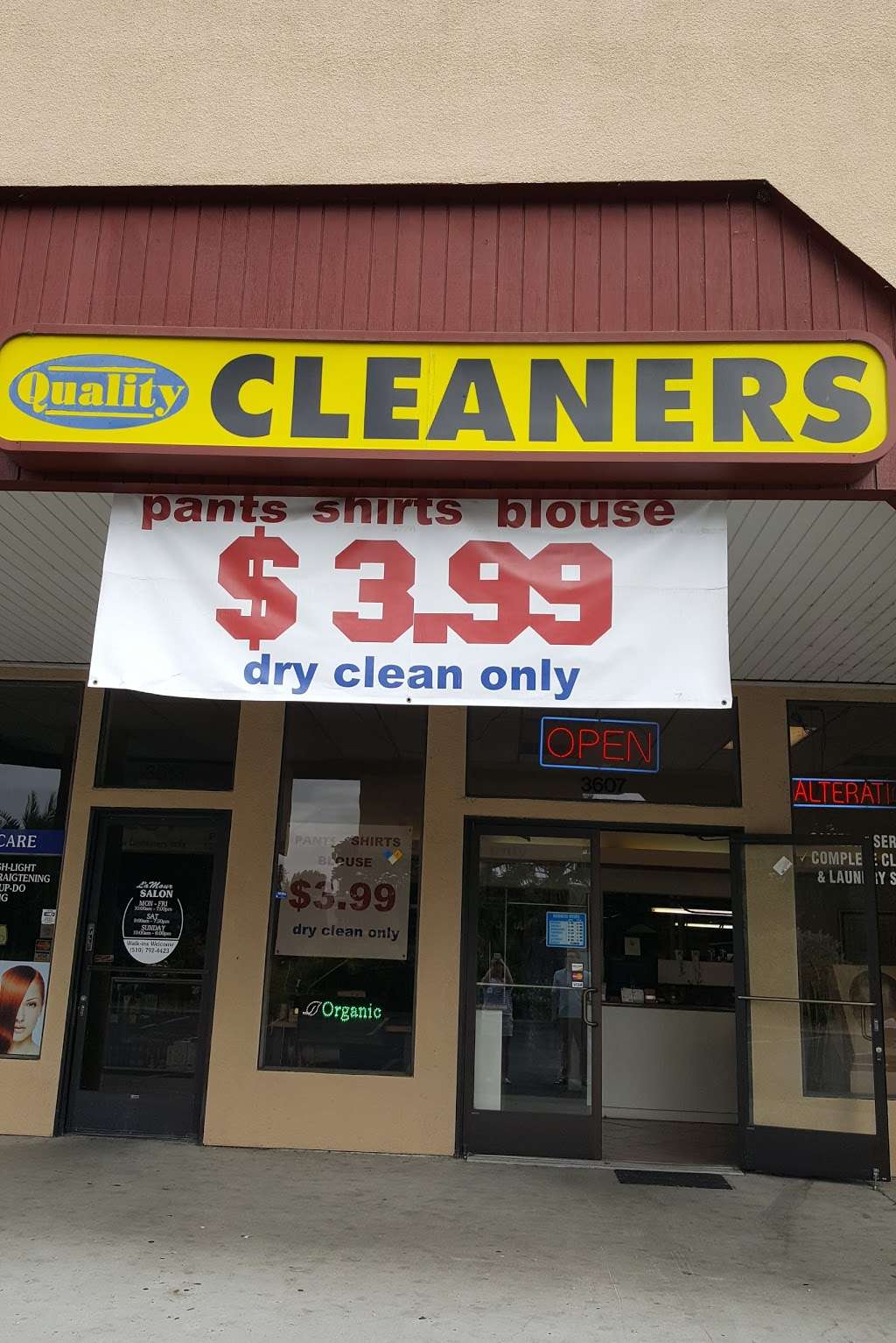 Quality Cleaners | 3607 Thornton Ave, Fremont, CA 94536, USA | Phone: (510) 565-1660